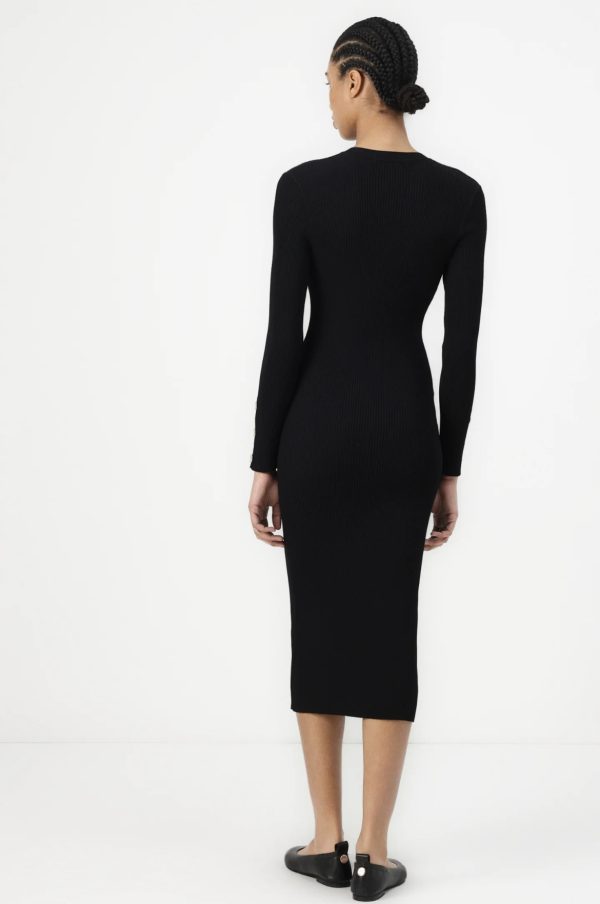 KARL LAGERFELD - Elegant knit dress - black - Bilde 2