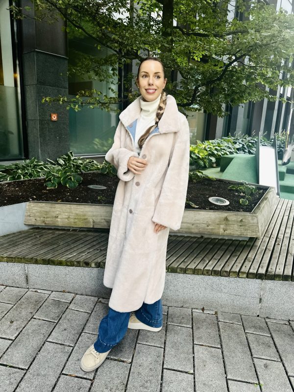 MØLLER JAKKE - Light blue/creme - Bilde 4